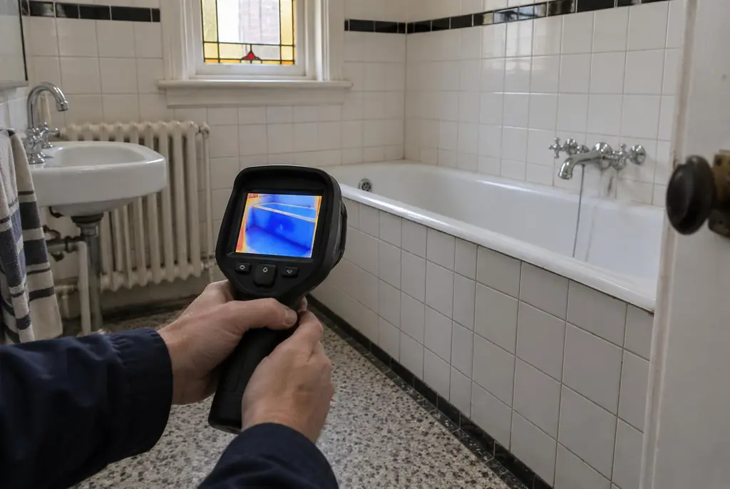 Lekdetectie Werkhoven – onderzoek in een badkamer van een oudere woning
